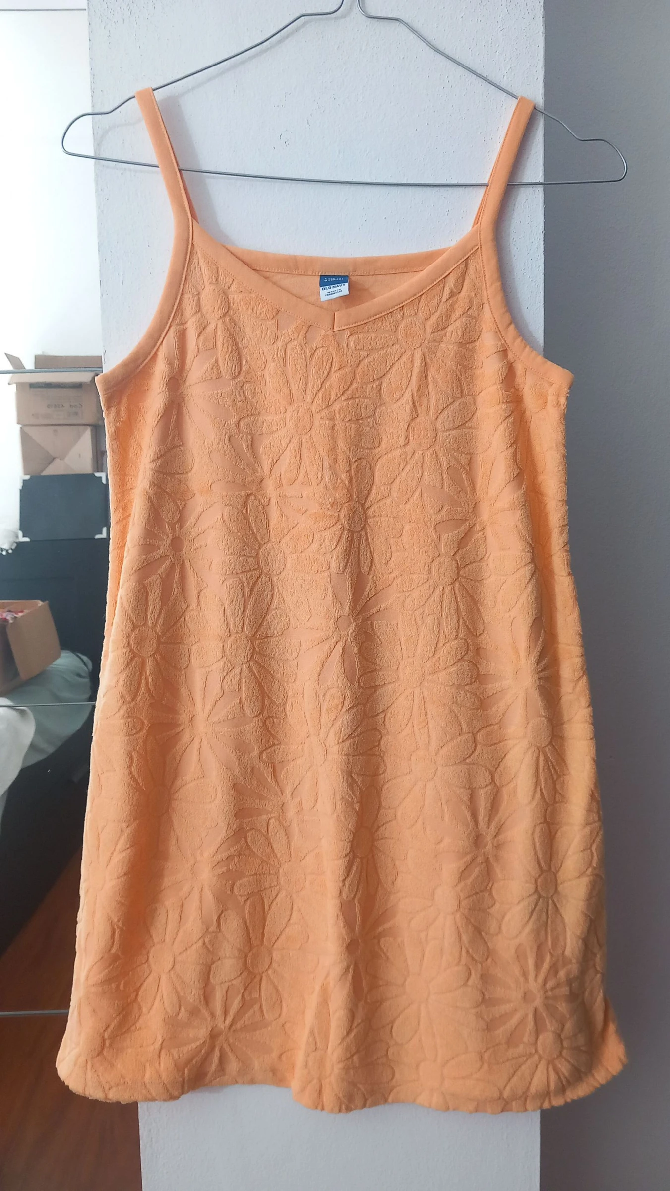 Vestido mini laranja, Old Navy Fit's S | Y2k